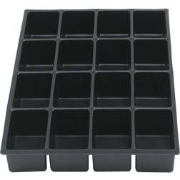 Bisley MultiDrawerâ¢ drawer insert, format A4, height 48 mm, 16 compartments